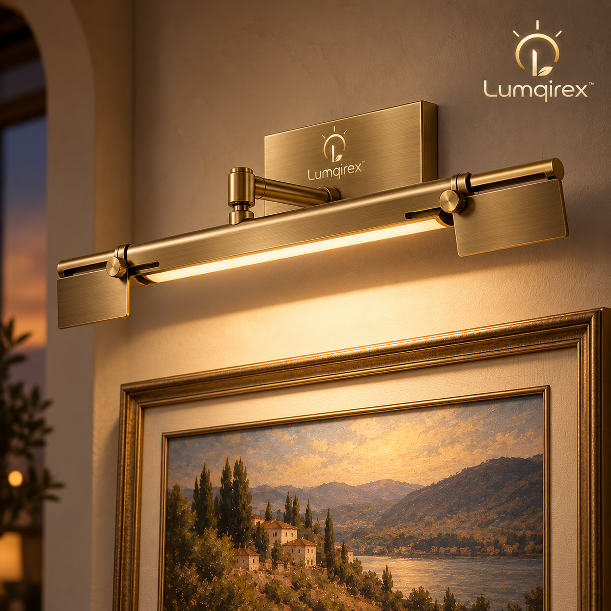 Lumqirex™ Solstice Twin-Wing Floor Lamp