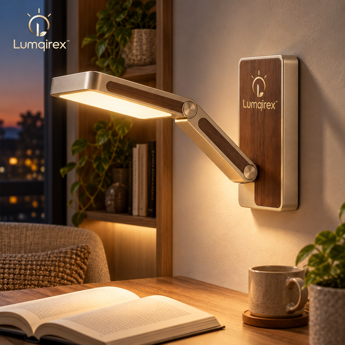 Lumqirex™ MirrorMuse Dual-Panel Vanity Light
