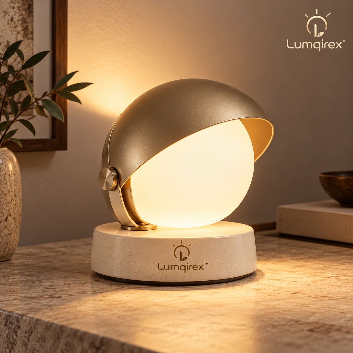 Lumqirex™ Solara Dome Table Lamp
