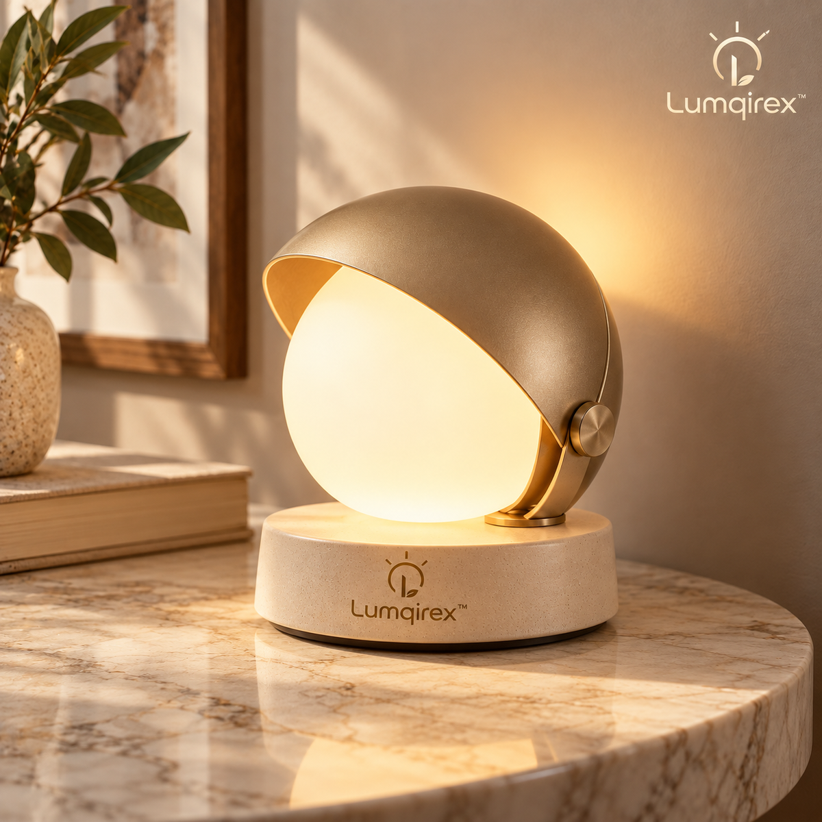 Lumqirex™ Solara Dome Table Lamp